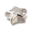 Rack Plating Brass Micro Pave Cubic Zirconia Pendants KK-I722-05P-W-2