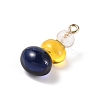 Three Color Resin Pendants RESI-Z016-01C-LG-2