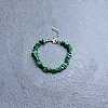 Synthetic Malachite Chip Beaded Bracelets for Women IW6789-46-1
