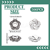 500Pcs Tibetan Style Alloy Flower Bead Caps TIBE-UN0001-15-3