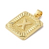 Rack Plating Brass Pendants KK-B092-42G-X-2