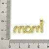 Mother's Day Real 18K Gold Plated Brass Micro Pave Cubic Zirconia Pendants KK-H472-06A-G01-3