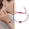 1Pc Adjustable Fibre Cord Braided Bracelets BJEW-LP0004-12-1