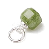 Natural Multicolor Tourmaline Faceted Cube Charms PALLOY-JF05111-01-5