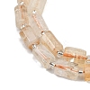 Natural Yellow Quartz Beads Strands G-G162-D07-01-4