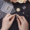 2Pcs Alloy Crystal Rhinestone Shoe Buckle Clips FIND-GF0006-20-3