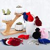 Velvet Gift Bags Drawstring Jewelry Pouches Wedding Favor Bags TP-NB0001-11-6