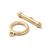Ion Plating(IP) 304 Stainless Steel Ring Toggle Clasps STAS-A092-09E-G-2