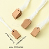 100Pcs Kraft Paper Tags AJEW-FS0001-14-4