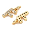 SHEGRACE Brass Micro Pave Clear Cubic Zirconia Pendants XGRQ29628-394G-F-2