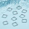 10Pcs 304 Stainless Steel Open Jump Rings STAS-LP0004-99-1