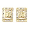 Brass Micro Pave Cubic Zirconia Pendants KK-S526-05G-B-1