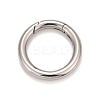 Non-Tarnish 304 Stainless Steel Spring Gate Rings STAS-M296-01P-E-1