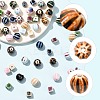 56Pcs 14 Styles Handmade Porcelain Beads PORC-FS0001-30-2