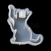 Lovely Cat Shape Candlestick Silhouette Silicone Molds SIMO-C010-01C-4
