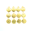 12Pcs Zodiac Sign Charm Pendants 12 Constellation Charm Pendant Alloy Charm for Jewelry Necklace Earring Making Crafts FIND-SZC0010-587-1