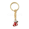 7Pcs Alloy Enamel Keychains KEYC-JKC01384-4