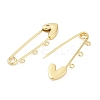 Brass Pave Cubic Zirconia Multi-Strand Links KK-U062-52G-2