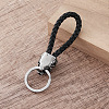 Braided PU Leather Keychains RE1354-4