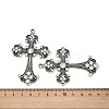 Alloy Rhinestone Cross Big Gothic Pendants LS-ALRI-1475-NR-5