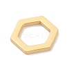 Golden Plated 304 Stainless Steel Charms STAS-K286-03D-G-2
