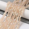 Transparent Glass Beads Strands EGLA-A034-T4mm-MB20-2