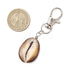 Natural Cowrie Shell Pendant Decorations HJEW-JM03170-01-3