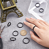 8Pcs 8 Size 304 Stainless Steel Simple Plain Band Finger Rings for Women RJEW-UN0001-20-2