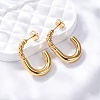 304 Stainless Steel Stud Earrings for Women EJEW-L296-023G-1
