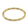PVD Vacuum Plating 202 Stainless Steel Bamboo Stick Hinged Bangles for Women Men BJEW-M317-06B-G-2