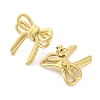 Ion Plating(IP) 304 Stainless Steel Stud Earrings for Women EJEW-N054-21G-2