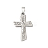 304 Stainless Steel Pendants STAS-P400-11C-P-1