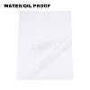 Transparent Waterproof PVC Film Adhesive Printing Paper for Inkjet Printers AJEW-BC0005-35-4