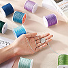 8 Rolls 8 Styles Nylon Braided Cord NWIR-YS0001-03-6