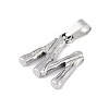 Non-Tarnish 304 Stainless Steel Pendants STAS-F235-01P-M-2