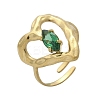 304 Stainless Steel Cuff Rings for Women RJEW-D302-03G-02-2