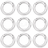 12Pcs Brass Spring Gate Rings KK-SC0008-03P-1