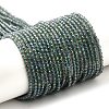 Electroplate Transparent Glass Beads Strands GLAA-H021-01A-FR01-1