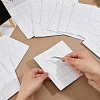 310Pcs 2 Styles Square/Round Acrylic Double Sided Adhesive AJEW-FH0004-93-4