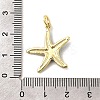 Brass Enamel Sea Animals Pendants KK-I378-15G-A-4