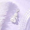 7Pcs Heart Angel Acrylic & ABS Plastic Imitation Pearl Pendant Decorations HJEW-JM03564-4
