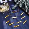 DIY Stamping Blank Tag Pendant Necklaces Making Kits DIY-SC0013-40G-5