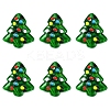6Pcs Handmade Bumpy Glass Beads Strands LAMP-FS0001-16B-1