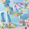2Pcs Polyester Lace Trim Ribbons OCOR-TADJ0001-01-4