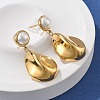 304 Stainless Steel Stud Earrings EJEW-R020-02G-01-1