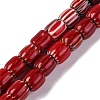 Handmade Lampwork Chevron Beads Strands LAMP-K041-01B-09-1
