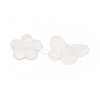 Frosted Transparent Acrylic Beads OACR-U006-03A-2
