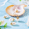 6Pcs Natural Cultured Freshwater Pearl Pendants PALLOY-TAC0174-5