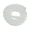 Electroplate Imitation Jade Glass Beads Strands EGLA-N013-J10mm-D02-2