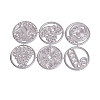 Flat Round Frame Carbon Steel Cutting Dies Stencils X-DIY-F036-36-5